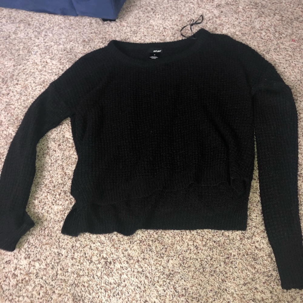 Cropped Knit Sweater